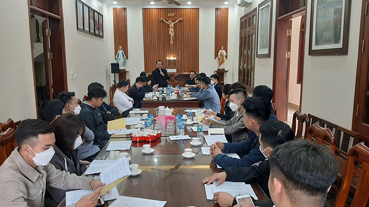 Ban mục vụ Giới trẻ Tổng giáo phận Hà Nội họp mặt quý I năm 2022
